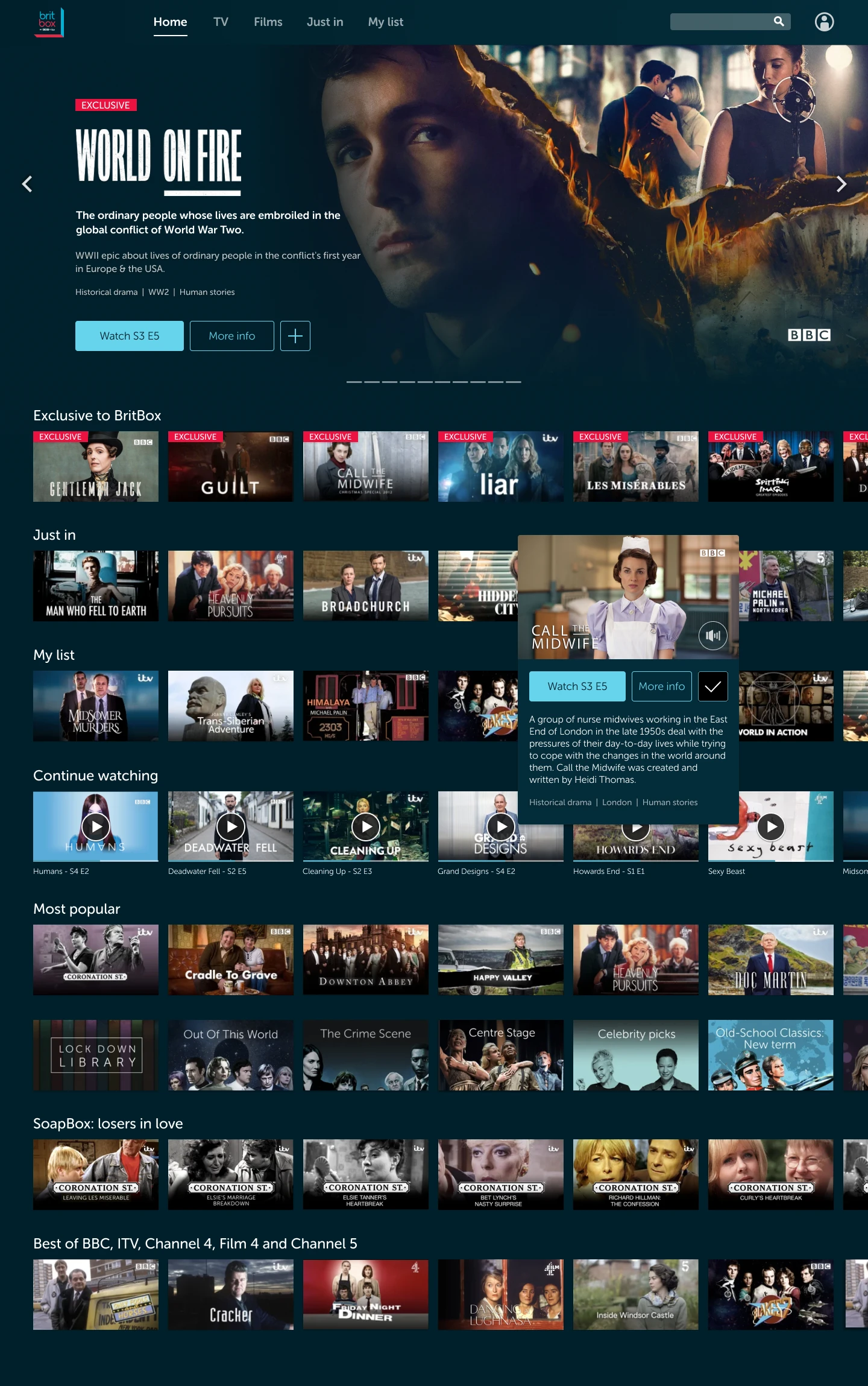 Britbox main image